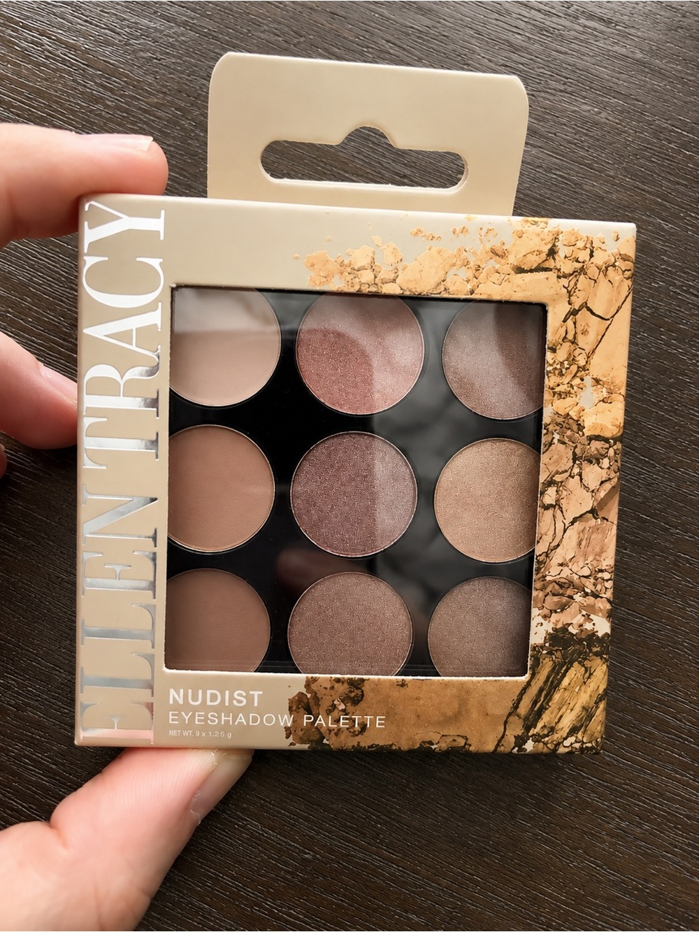 Ellen Tracy Nudist Eyeshadow Palette - Brown, Taupe & Beige Neutrals